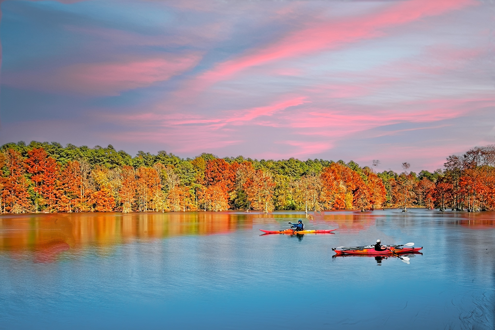 3rd PrizeMulti-Scape In Class 2 By Rich White For Trap Pond At Sunset DEC-2024.jpg